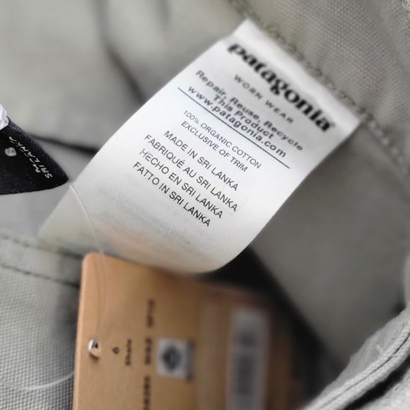 PATAGONIA shale organic mini skirt Sz 6 NEW - Picture 10 of 10